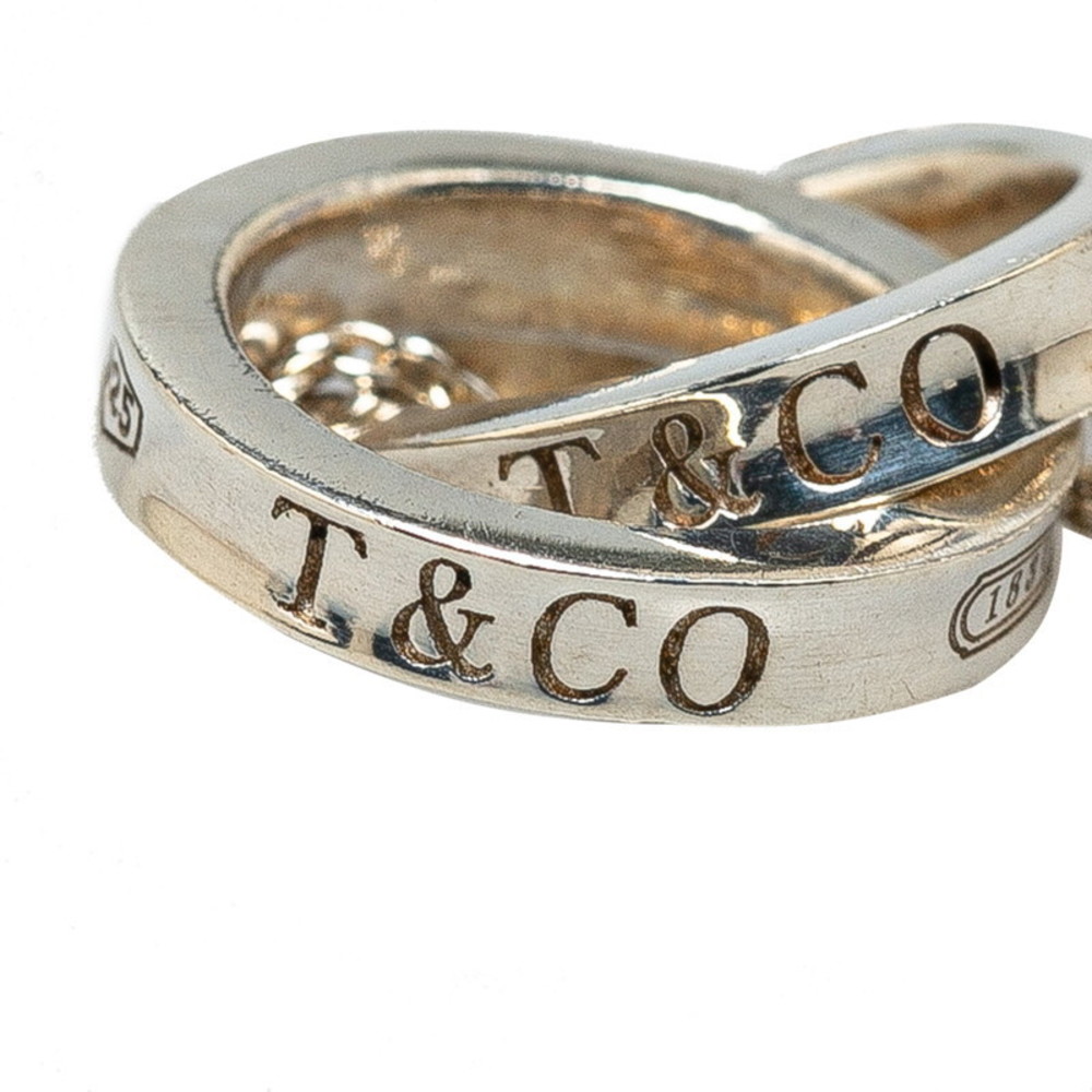 Tiffany Necklace Interlocking Circle Pendant Smal… - image 4